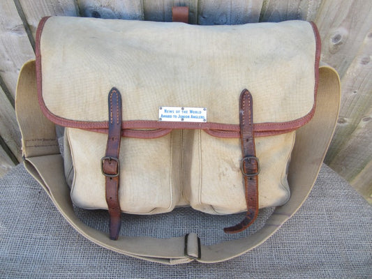 Vintage Brady Of Halesowen Severn Canvas Shoulder Bag. Rare.