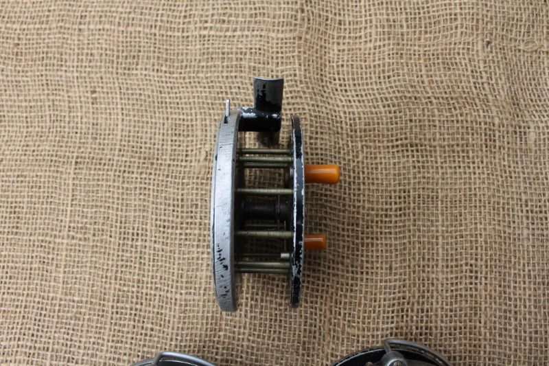 3 x Vintage Centrepin Reel Collection. Youngs, Allcock, Speedia Wide Drum.