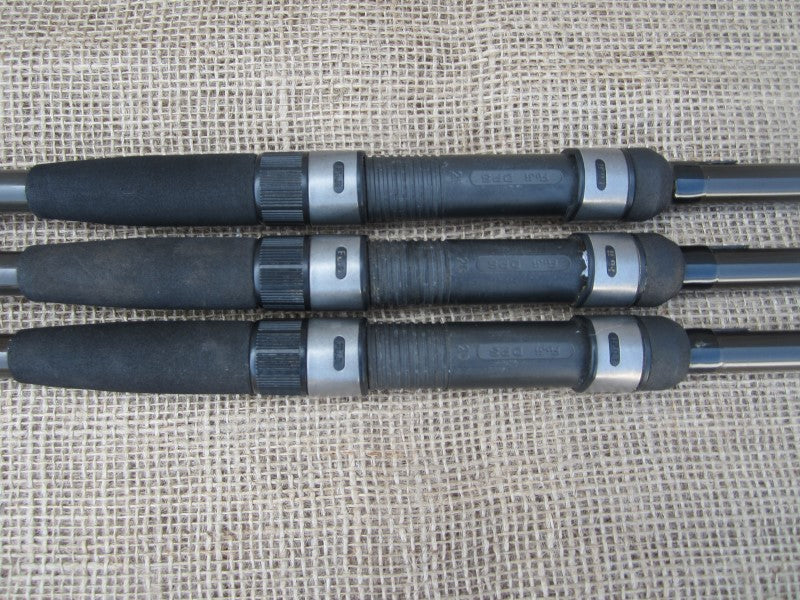 3 x Century Cannon Old School Carbon Carp Fishing Rods. 13' 3.50lb T/C SALE!!!