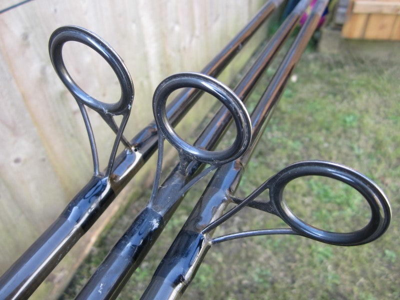 3 x Century Cannon Old School Carbon Carp Fishing Rods. 13' 3.50lb T/C SALE!!!