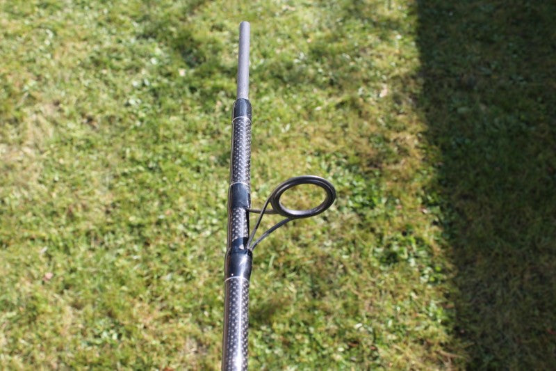 3 x Custom Old School Carbon Carp Rods. 1990s.