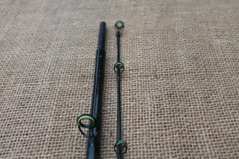 1 x Custom Carbon Old School Carp Rod. Fuji Fittings. Late 1980s.