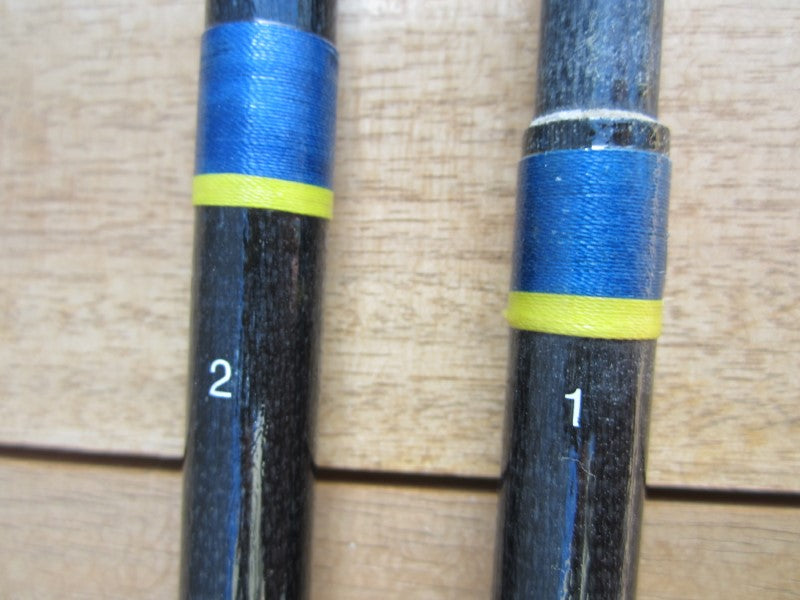 2 x Classic Old School Glass Carp Fishing Rods. North Western / Sportex Blanks. SALE!!!