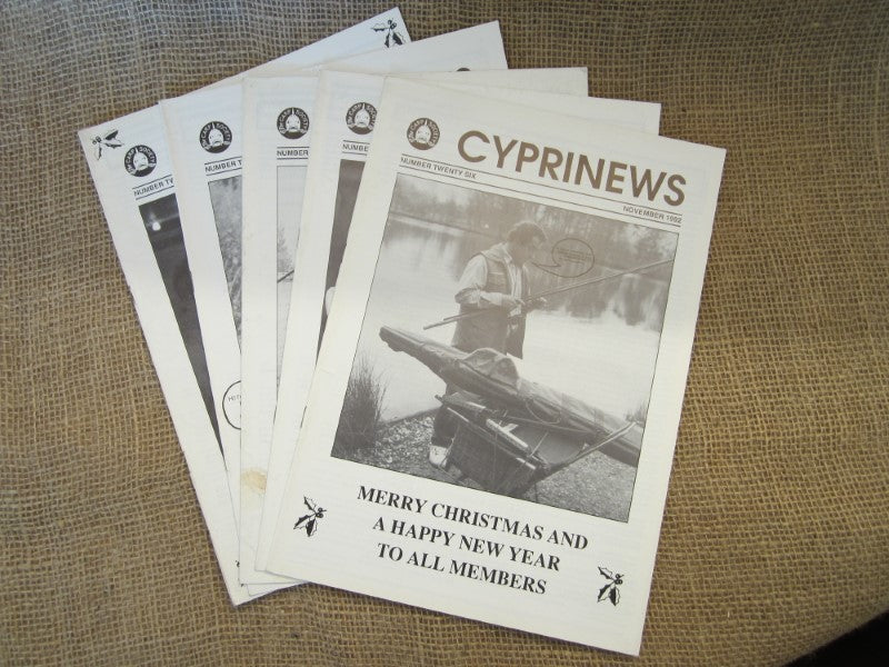 5 x Cyprinews Magazines. The Carp society.