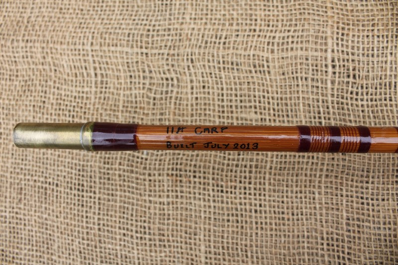 1 x Dave Austin Split Cane Carp Fishing Rod. S/U. Detachable Butt Section.