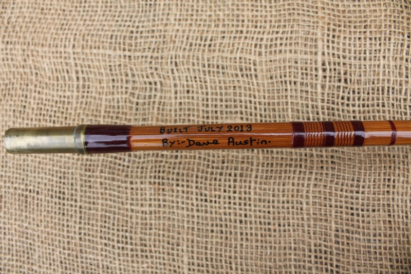 1 x Dave Austin Split Cane Carp Fishing Rod. S/U. Detachable Butt Section.