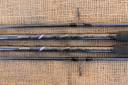 2 x Shimano Diaflash Old School Carp Rods. 2,25lb T/C. SALE!!!