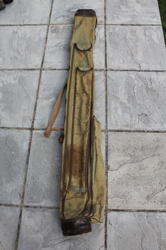 1 x Efgeeco Deluxe Canvas Rod Hold All. Vintage,