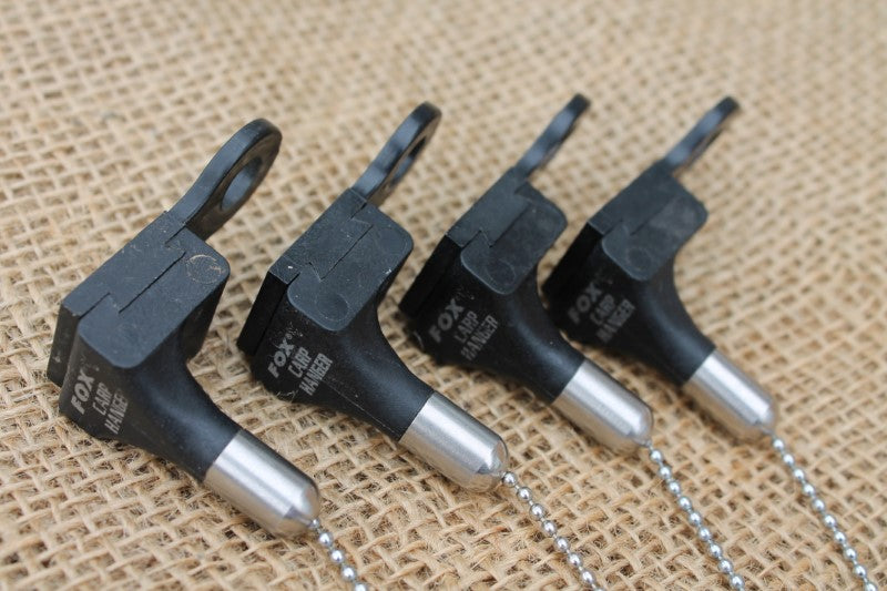 4 x Fox Carp Hangers. Classic Old School Bobbins.