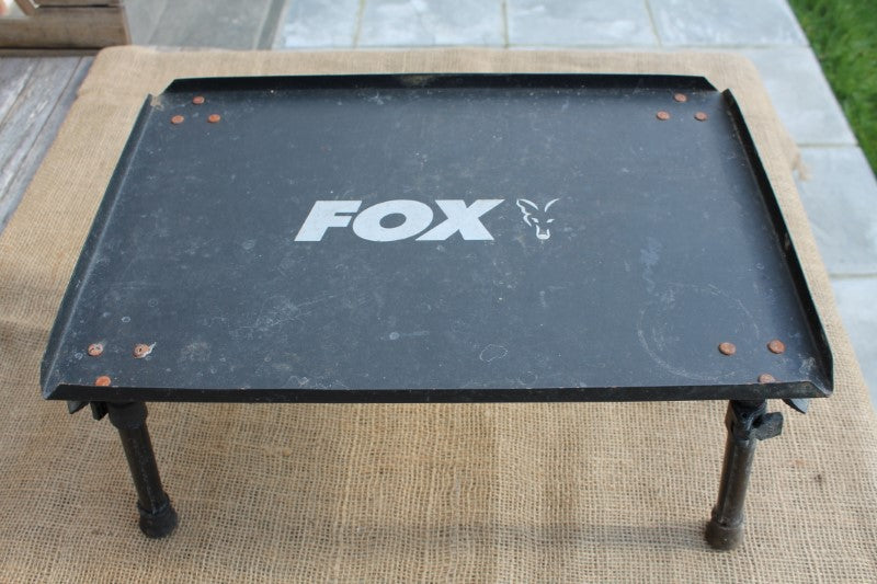 1 x Fox Box Loaded With Old School Tackle. Plus Fox Table.