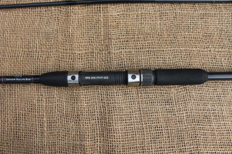 1 x Graham Phillips Cougar MK II Old School Carbon Carp Fishing Rod. 1990s.