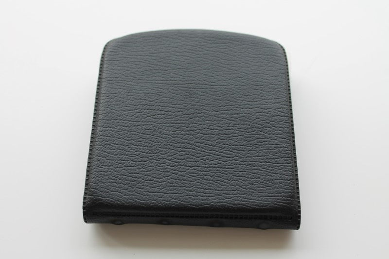 Efgeeco Vintage Black Vinyl Hook Wallet. 1960-70s.