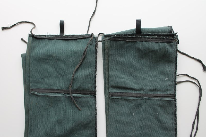 2 x Quality Cloth Carp Fishing Rod Bags. For 10' Two Piece Carp Rods.