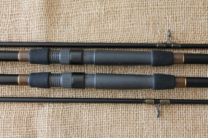 2 x Gardner Ultimate 1 Old School 1990s Carbon Carp Fishing Rods. Excellent.