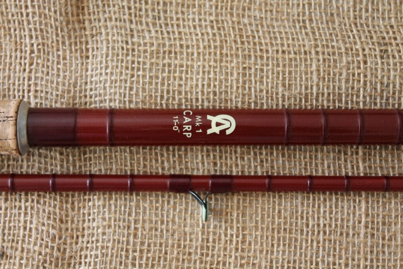 1 x CA MK 1 Vintage Glass Carp Fishing Rod. Possible Oliver's Of Knebworth Blank. 1970s. Excellent.