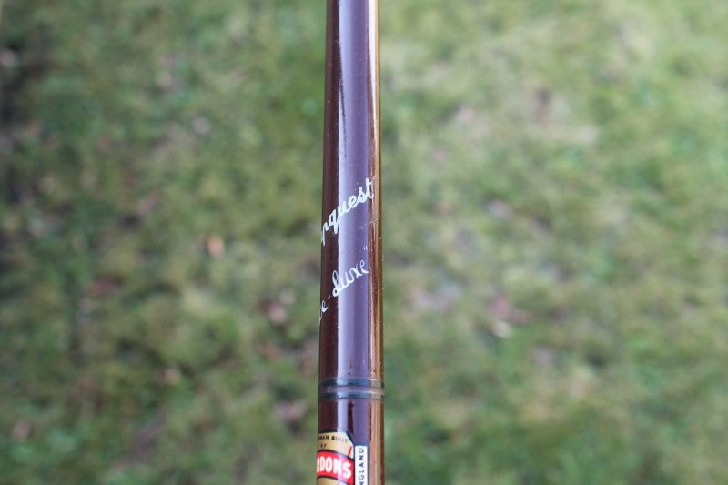 1 x Hardy Gordon Carpquset Vintage Glass Carp Fishing Rod. Richard Walker Owned. 1970s.
