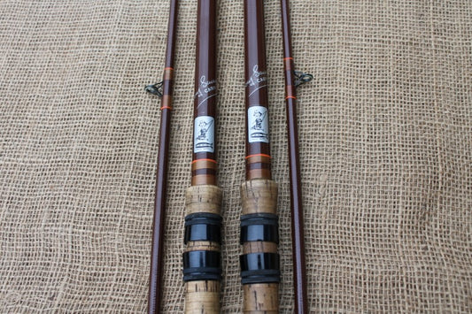 2 x Marco Gerry Savage Vintage Old School Glass Carp Fishing Rods. Excellent! SALE!!!