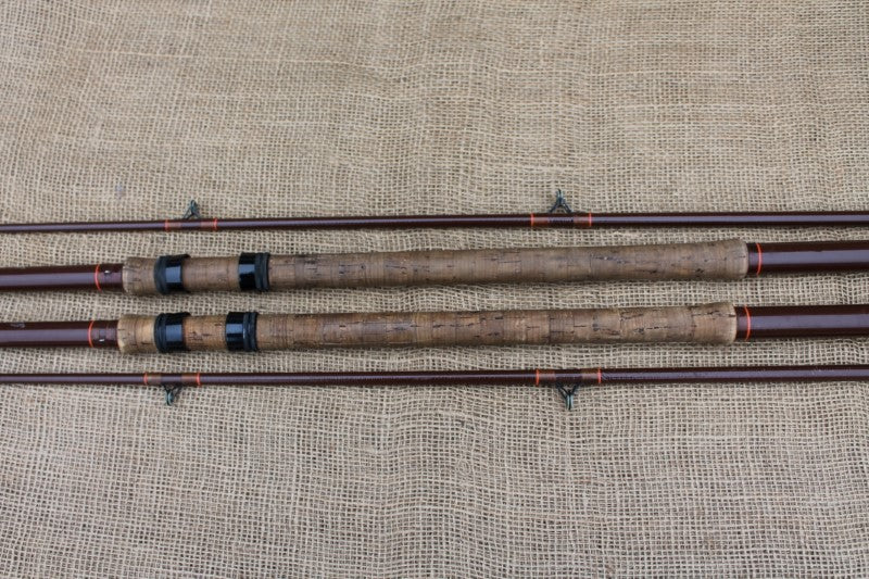 2 x Marco Gerry Savage Vintage Old School Glass Carp Fishing Rods. Excellent! SALE!!!