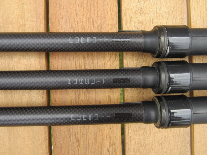 3 x Nash Pursuit 12' 3.5lb T/C Special Carp Fishing Rods. SALE!!!
