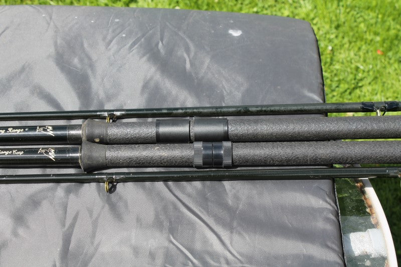 2 x North Western Rodcraft Glass Long Range 11' Old School Carp Fishing Rods.