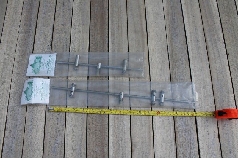 Pair Of Old School Stainless Buzz Bars. Adjustable. Circa Early 1990s. Unused.