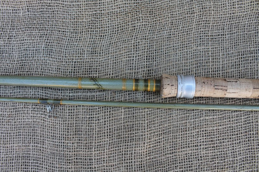 Oliver's Of Knebworth Vintage Glass Carp Rod. 9'. Brass Ferrules.