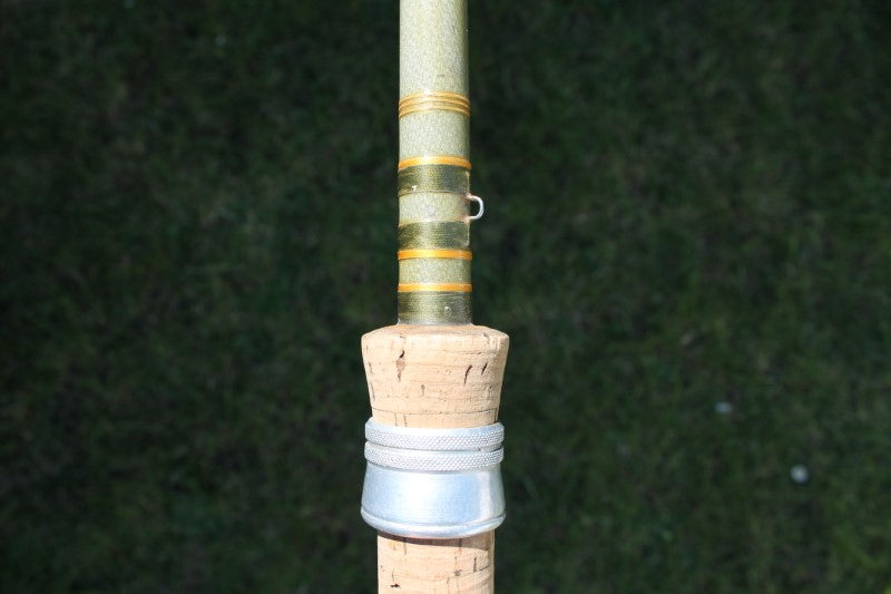 Oliver's Of Knebworth Vintage Glass Carp Rod. 9'. Brass Ferrules.