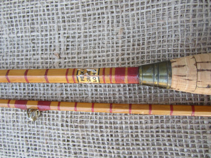 J Peek & Son 10' Vintage Split Cane Carp Style Fishing Rod.