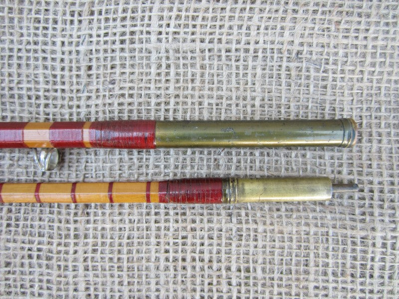 J Peek & Son 10' Vintage Split Cane Carp Style Fishing Rod.