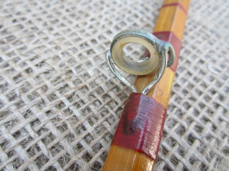 J Peek & Son 10' Vintage Split Cane Carp Style Fishing Rod.