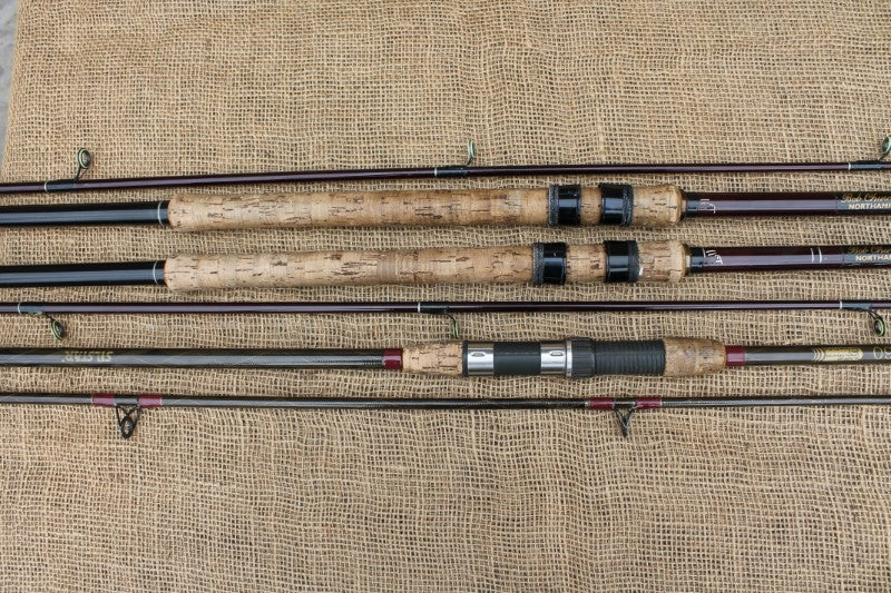 3 x Old School Carp Fishing Rods. Remire. Kevlar. 1980s.