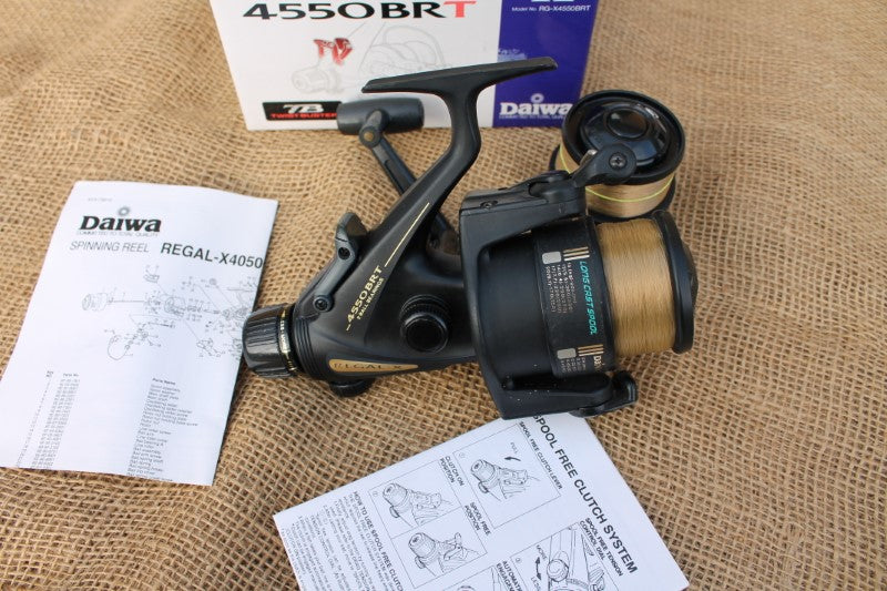 1 x Daiwa Regal X 4550 Old School Carp Fishing Reel. Boxed.