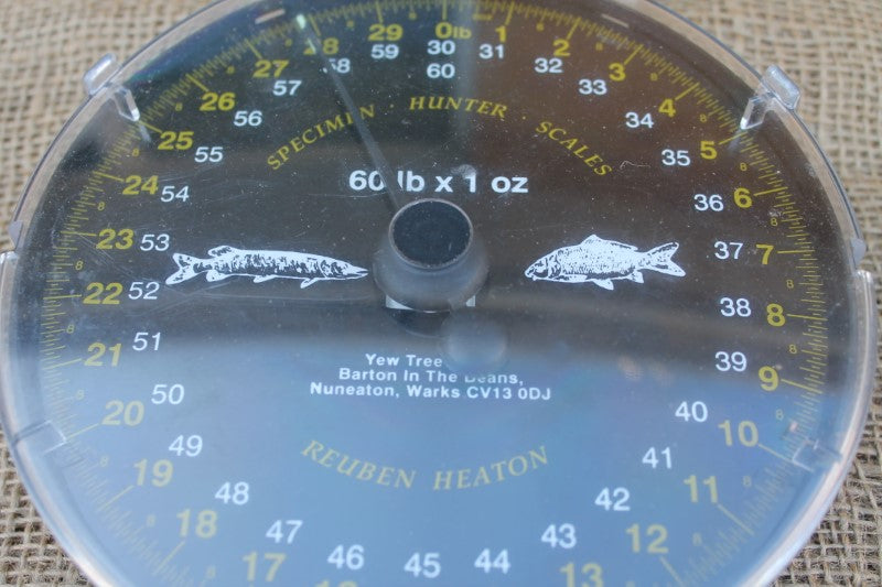 1 x Reuben Heaton Specimen Hunter Scales. 60lb x 1oz.