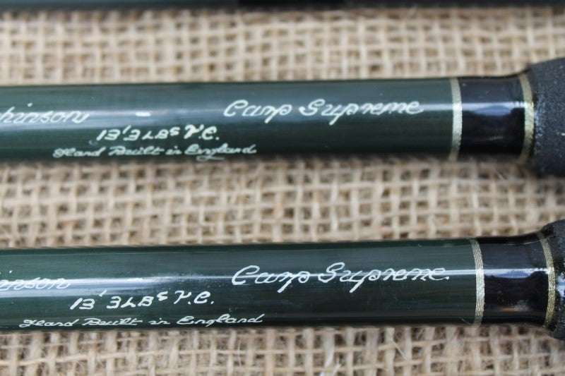 2 x Rod Hutchinson Carp Supreme Carbon Carp Rods. 13'. 3.00lb T/C. SALE!!!