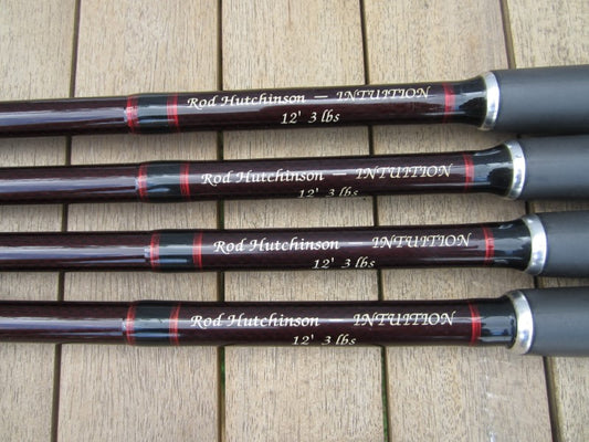 4 x Rod Hutchinson Intuition Carp Fishing Rods. 12'. 3.00lb T/C. SALE!!!