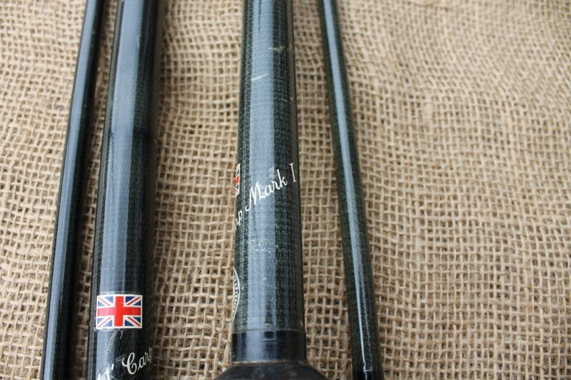 2 x Rodcraft (North Western) Early Glass Old School Carp Fishing Rods. 11'. 1970-80s.