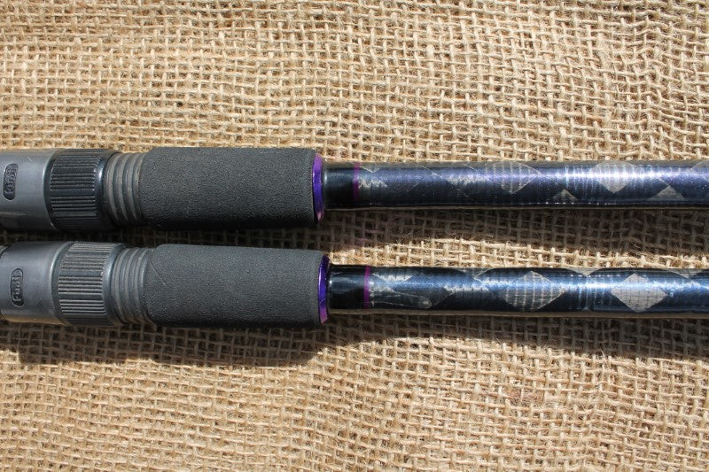 2 x Shimano Diaflash Old School Carp Fishing Rods. 12. 2.25lb T/C. 1990s. SALE!!!