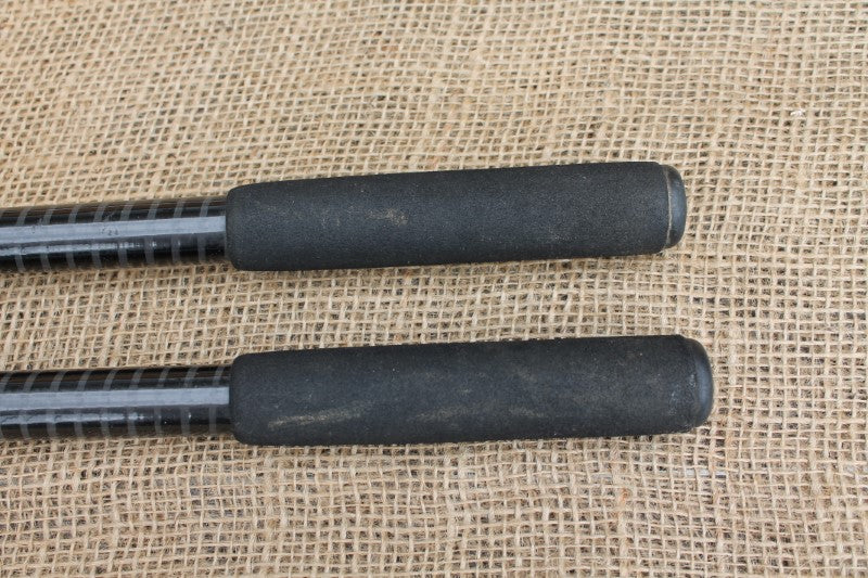 2 x Silstar Traverse X GT Specimen SU Old School carbon Carp Fishing Rods. 2.75lb T/C.
