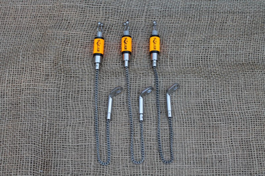 3 x Solar Full Stainless Flouro Bobbin Indicator Set.