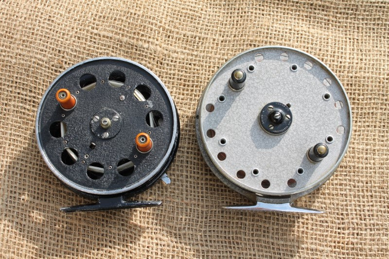 2 x Classic Vintage Grice And Young Avon Royal Supreme And Speedia Centrepin Fishing Reels.