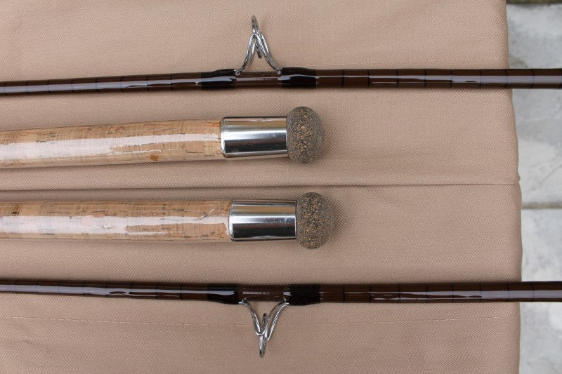 2 x Brand New Vintage Style 8' Carp Stalker Rods. Glass.