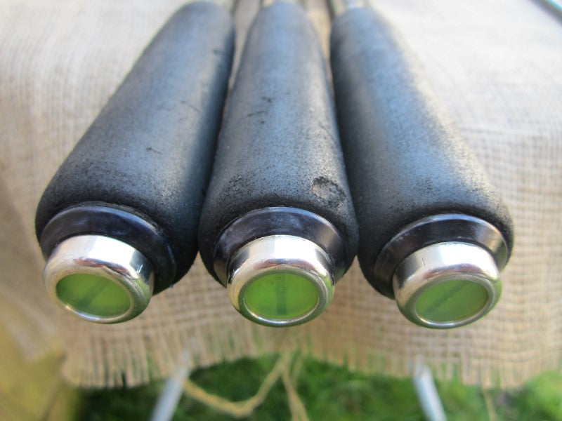 3 x Tri Cast Carbon 'Extreme Range' 13' Old School Vintage Carp Fishing Rods. SALE!!!