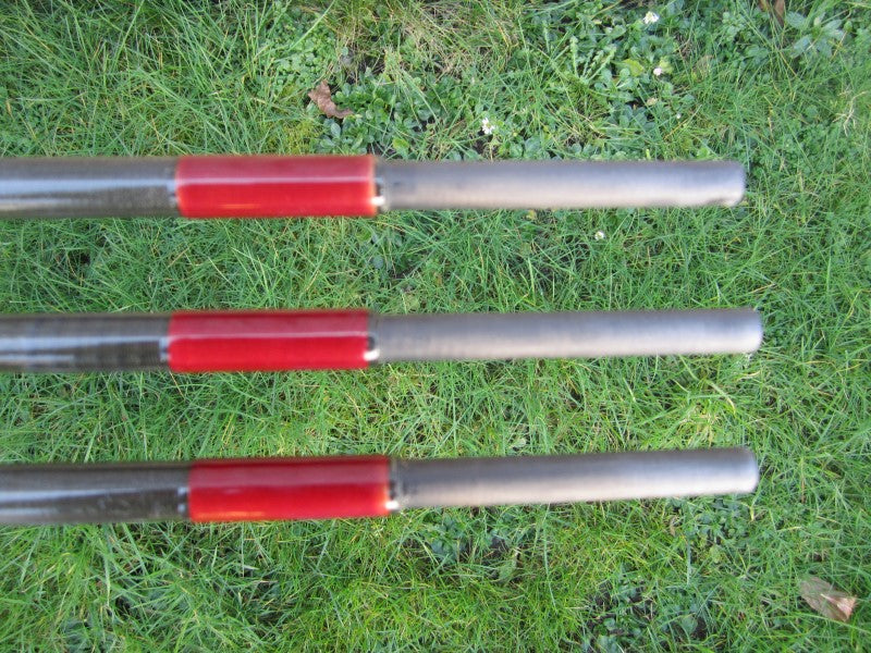 3 x Tri Cast Carbon 'Extreme Range' 13' Old School Vintage Carp Fishing Rods. SALE!!!