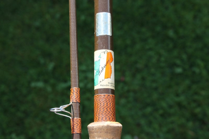 Rare Waterways Of Ireland Old School Glass Carp Fishing Rod. 1970s.