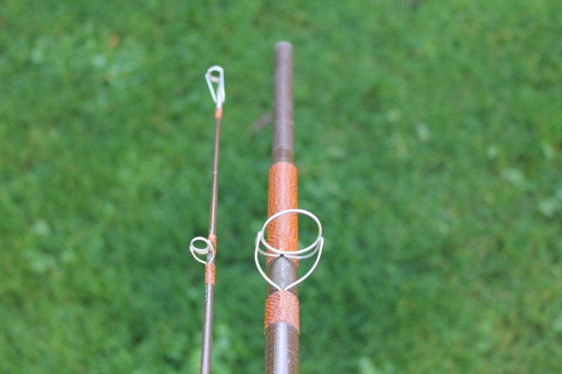 Rare Waterways Of Ireland Old School Glass Carp Fishing Rod. 1970s.